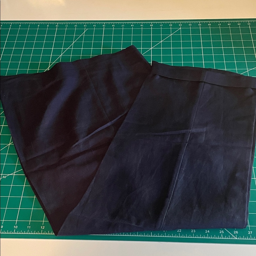 Jennifer Eden Linen Women's Navy Tailored Trousers - Sleek Workwear